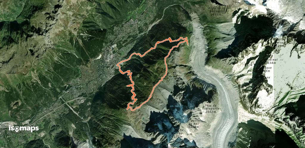Montenvert - Refuge du plan depuis Chamonix