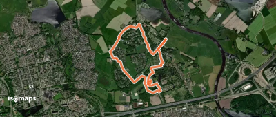WNW IJsseldelta - Agnietenberg/Berkum -groene route