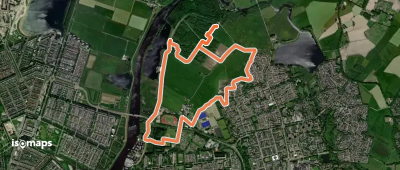 WNW IJsseldelta - Westerveldse Bos - oranje route