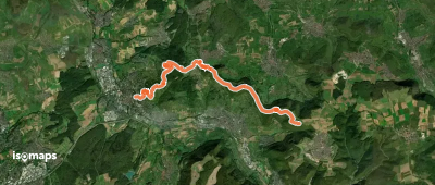 blaues Dreieck Metzingen - Kohlberg - Flugplatz Hülben - HW1