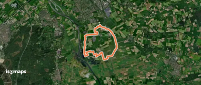 WNW IJsseldelta - Windesheim -paarse route