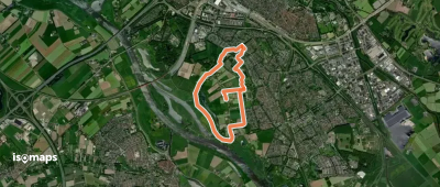 WNW IJsseldelta - Oldeneel -blauwe route