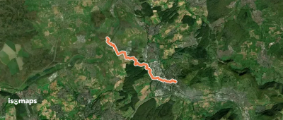 blaues Minus Metzingen Bhf - Mittelstadt - Walddorf - Altenriet - Pliezhausen