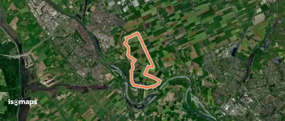 WNW IJsseldelta - 's-Heerenbroek - gele route