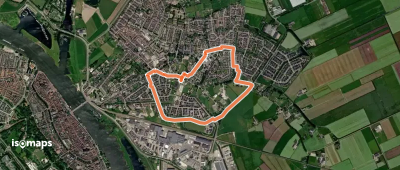 WNW IJsseldelta - IJsselmuiden - paarse route
