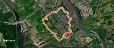 WNW IJsseldelta - Kampen/Station Kampen-Zuid- blauwe route