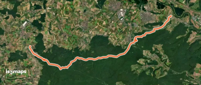 Wanderweg Grünes Dreieck von Limbach nach Falkenstein