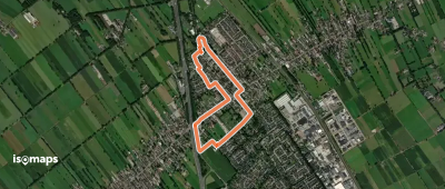 WNW Vechtdal - Staphorst - rode route
