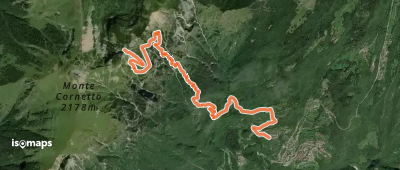 Sentiero alpinistico del Coraza