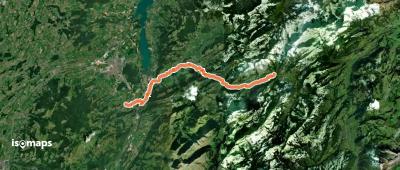 Chemin panorama alpin