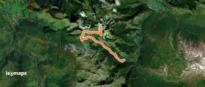 La cabane laiterine et les lacs du Montagnon