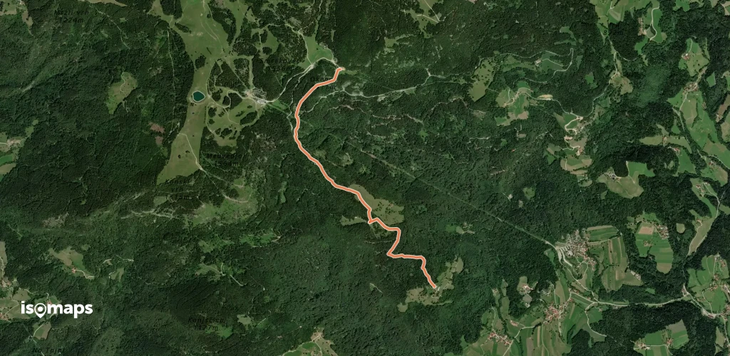 Rečica ob Savinji - Golička loka - Mozirska koča