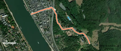 Rheinsteig-Zuweg Königswinter Rheinfähre