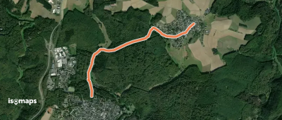 Rheinsteig-Zuweg Hardert