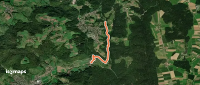 Querweg des SAV (blauer Punkt)