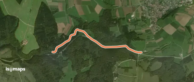Truppenübungsplatz Wanderweg Nr. 11: Weinsteige Birkwald - Eingang Zainingen