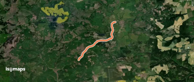 Wanderweg "Rotes Kreuz" Sieben Wege - Strassberg