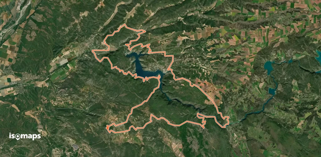 Tour du lac d'Esparron