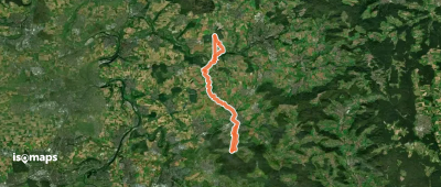 Querweg des SAV (blauer Punkt)