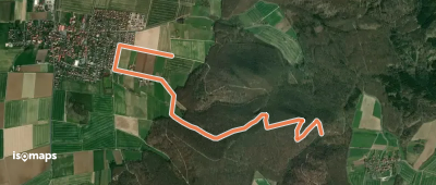 Rundweg blau