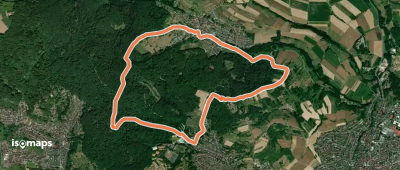 Roter Schmetterling, Rundwanderweg Goldbach (Waldschwimmbad)