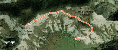 Pian della Croce -Monte Malaina