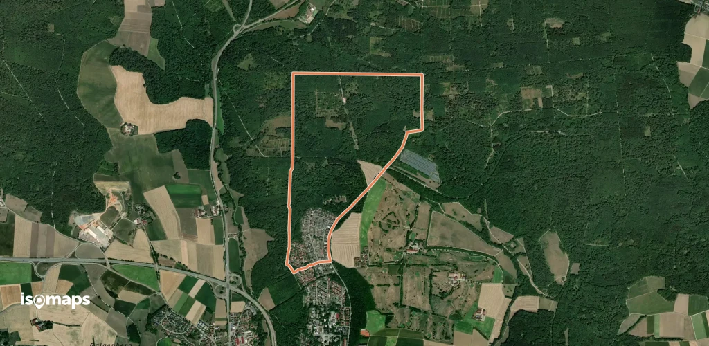 Parkstadt durch den Donauwörther Stadtwald