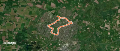 WNW Twente- Graven Es - paarse route