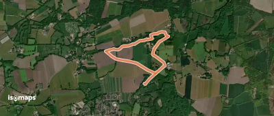 WNW Twente -Mosbeek/ Tutenberg - rode route