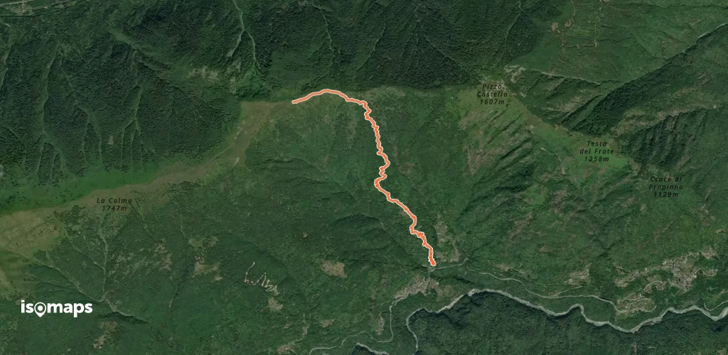B02 - Castiglione - Laghetto della Colma - Erbalunga