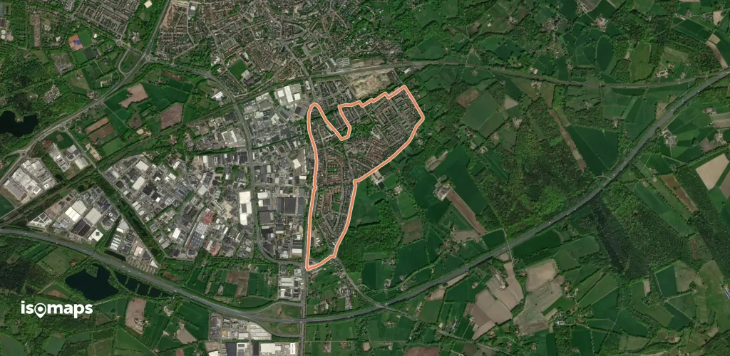 WNW Twente - Stakenboer - paarse route