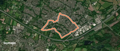 WNW Twente - Hasselo - rode route