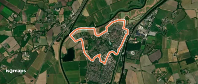 WNW Vechtdal -Gramsbergen - gele route