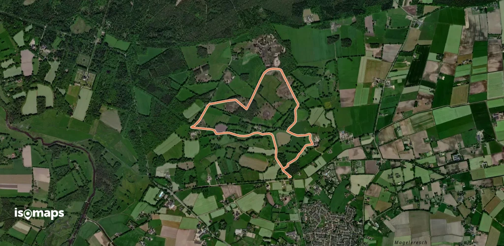 WNW Vechtdal - Eerder Achterbroek -rode route