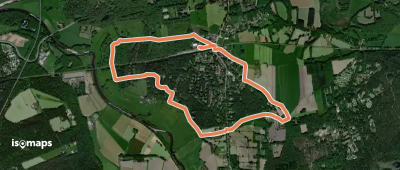 WNW Vechtdal - Station Ommen - blauwe route