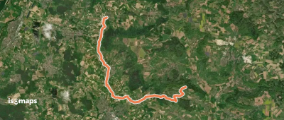 Blauer Punkt Gaiganz -Oberlindelbach