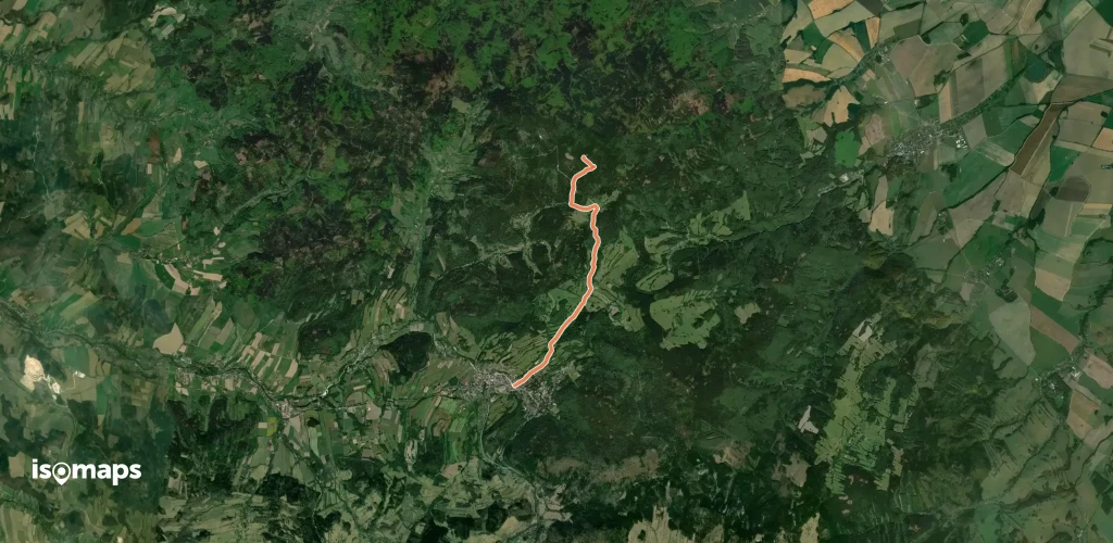Ścieżka spacerowa czerwona