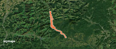 Stößing - Kreuzwirt - Gföhl-Stollberg - Klammhöhe - Anschluß Kaumberg - St. Corona