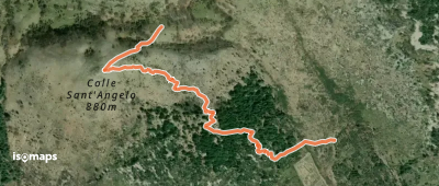 Valle della Difesa - Grotta delle Monache - Colle San Angelo