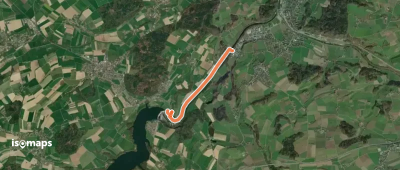 Schiffenen / Staumauer - Auriedsteg