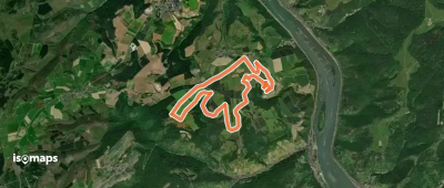Panoramarundweg (Hahn, roter Pfeil)