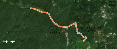 E1 Toscana 14 Variante 14.1 Monte Gazzaro - Passo dell'Osteria Bruciata