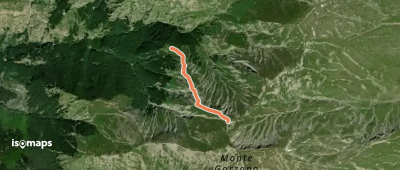 Colle della Pacina (bivio 337) - incrocio con il 301 per il Monte Gorzano