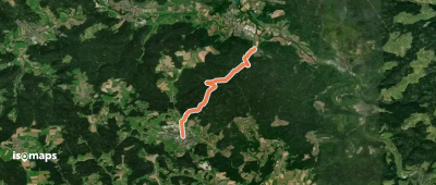 Querweg des SAV (blauer Punkt)