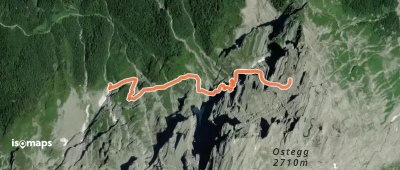 Zustieg Ostegghütte