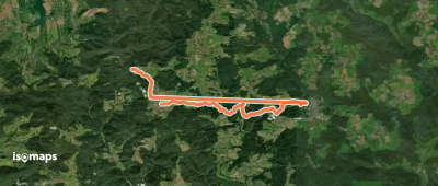 Querweg des SAV (blauer Punkt)