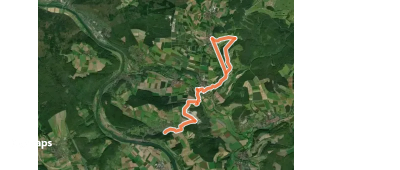 Gössenheim, blaues Da auf Gelb