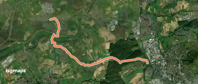 blauer Punkt, Metzingen - Reicheneck - Oferdingen - Pliezhausen - Zweieichenturm
