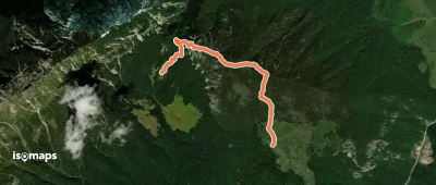 Cabana Curmătura-Vf. Piatra Mică-traseul BG