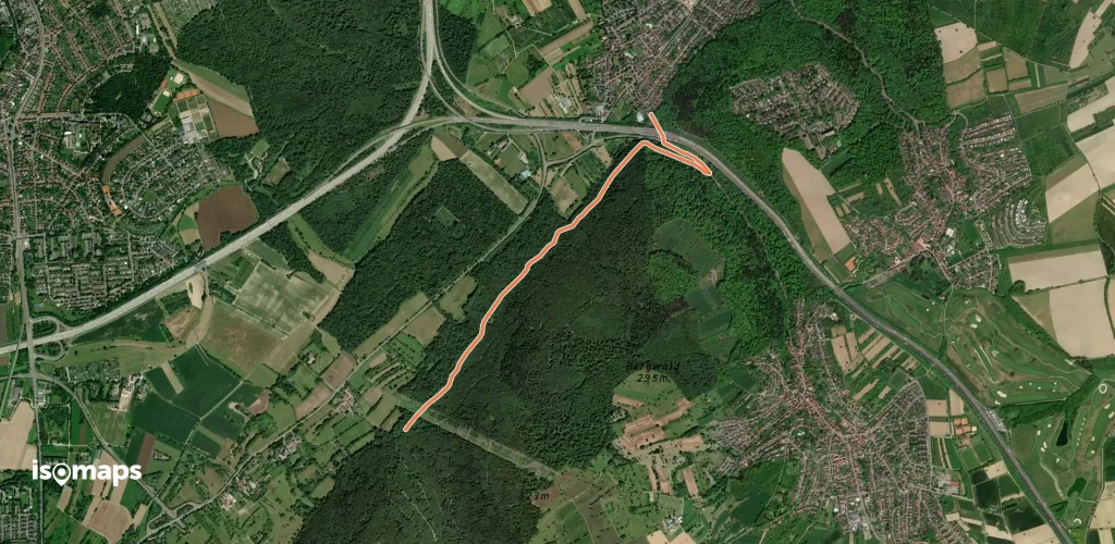 Wolfartsweier Freibad - Alter Saumweg